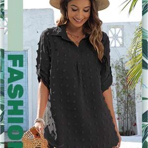 3/4 Sleeve Beach Coverups size medium